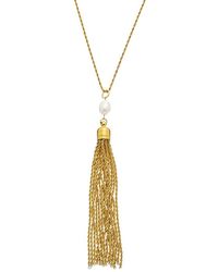 petit moments - 18K Plated Stainless Steel Chain Necklace - Lyst