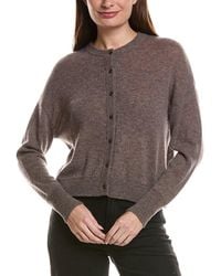 Hannah Rose - Drop-Shoulder 100% Cashmere Cardigan - Lyst