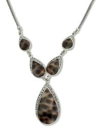 Samuel B. - Silver 13.70 Ct. Tw. Cowrie Shell Y Necklace - Lyst