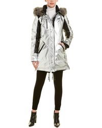 Nicole Benisti Chelsea Leather-trim Down Coat - Multicolour