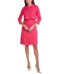 Teri Jon - Boucle Sheath Dress - Lyst