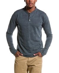 Vintage 1946 - Burnout Henley Shirt - Lyst