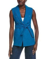 Akris - Georgia Linen & Wool-Blend Waistcoat - Lyst