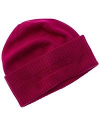 Givenchy - Logo Ribbed Wool Beanie - Lyst
