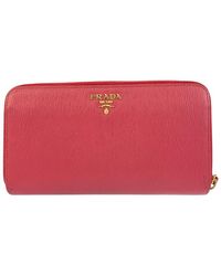 Prada - Saffiano Leather Long Wallet (Authentic Pre-Loved) - Lyst