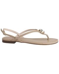 Agl Attilio Giusti Leombruni - Summer Crystal Leather Sandal - Lyst