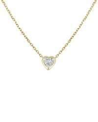 Sabrina Designs - 14k 0.29 Ct. Tw. Diamond Heart Necklace - Lyst