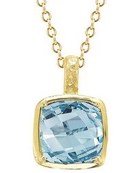 Reiss - 14k 6.00 Ct. Tw. Blue Topaz Necklace - Lyst