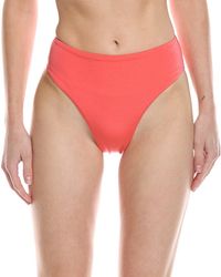 Monte and Lou - High-Waist High-Leg Bikini Bottom - Lyst