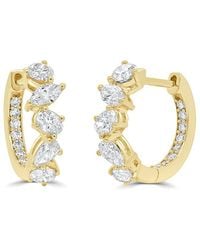 Sabrina Designs - 14K 1.20 Ct. Tw. Diamond Hoop Earrings - Lyst