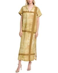 Lafayette 148 New York - Silk & Linen-blend Popover Dress - Lyst