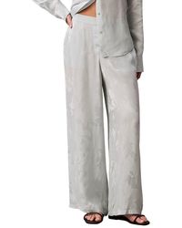 Calvin Klein - Jacquard Elastic Back Pant - Lyst