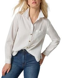Lilla P - Striped Button Down Shirt - Lyst