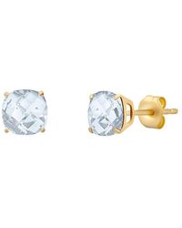 MaxColor - 14K 1.35 Ct. Tw. Aquamarine Stud Earrings - Lyst