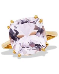 Savvy Cie - 18k Over Silver 4.87 Ct. Tw. Pink Amethyst Statement Ring - Lyst
