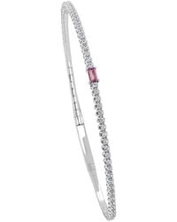 Sabrina Designs - 14K 0.51 Ct. Tw. Diamond & Tourmaline Stackable Bangle - Lyst