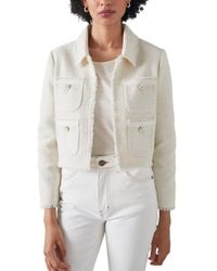 LK Bennett - L.K.Bennett Ada Wool-Blend Jacket - Lyst