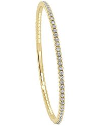 Sabrina Designs - 14k 1.70 Ct. Tw. Diamond Flexible Bangle Bracelet - Lyst