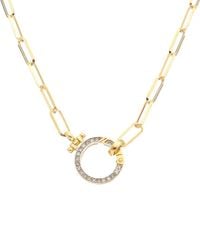 Meshmerise - 18K Over 0.20 Ct. Tw. Diamond Necklace - Lyst