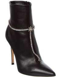Gianvito Rossi - Brilliant 105 Leather Bootie - Lyst