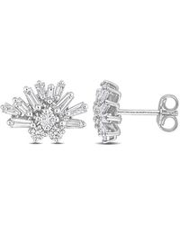 Diamond Select Cuts - 14K 1.12 Ct. Tw. Diamond Starburst Earrings - Lyst