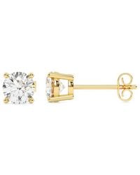 Lab Grown Diamonds - 14K 1.00 Ct. Tw. Lab-Grown Diamond Earrings - Lyst