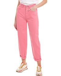 Boyish - High-rise Rigid Pretty In Pink Relaxed Tapered Jean - Lyst