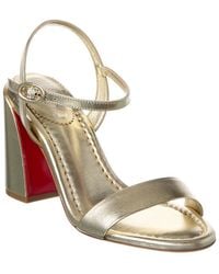 Christian Louboutin - Miss Jane 85 Leather Sandal - Lyst