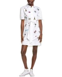 KARL LAGERFELD - Poplin Shirtdress - Lyst