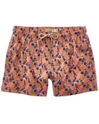 Sunset and Vine - Microfiber Woven Printed Swim Trunk - Lyst