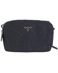 Prada - Tessuto Nylon Triangle Logo Shoulder Bag (Authentic Pre-Loved) - Lyst