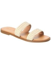 Madewell - Braided Double-strap Leather Slide - Lyst
