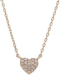 Diamond Select Cuts - 0.05 Ct. Tw. Diamond 14K Rose Necklace - Lyst