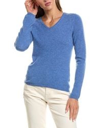 InCashmere - Basic V-Neck 100% Cashmere Sweater - Lyst