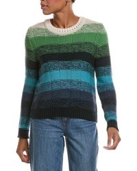 Autumn Cashmere - Ombre Stripe Links Crewneck Sweater - Lyst