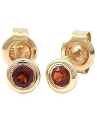 Gemstones - Classic 14K 0.29 Ct. Tw. Garnet Earrings - Lyst