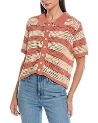 ANNA KAY - Vito Crochet Polo Sweater - Lyst