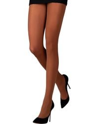 Emilio Cavallini - Basic Barely Opaque Tights - Lyst