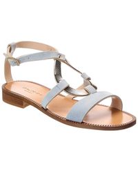 Baldinini - Suede & Leather Sandal - Lyst