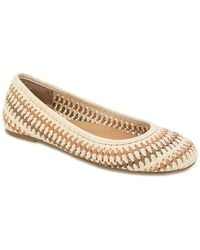 Gentle Souls - By Kenneth Cole Mable Leather-Trim Flat - Lyst