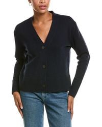 Vince - Shrunken Weekend Wool-Blend Cardigan - Lyst