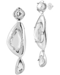 Sphera Milano - Plated Cz Earrings - Lyst