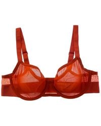 DKNY - Sheers Unlined Demi Bra - Lyst