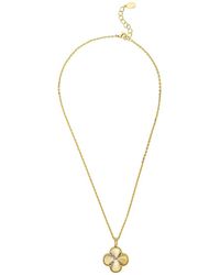 Rivka Friedman - 18k Plated Clover Necklace - Lyst