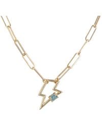Eye Candy LA - Luxe Collection 14k Plated Cz Mary Pendant Necklace - Lyst