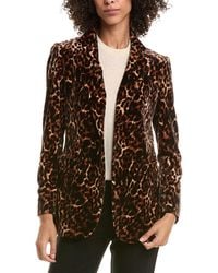 Anne Klein - Velvet Blazer - Lyst