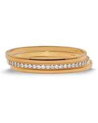 Palmbeach Jewelry - Plated Stainless Steel Crystal Bracelet - Lyst
