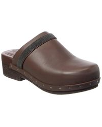Brunello Cucinelli - Leather Mule - Lyst