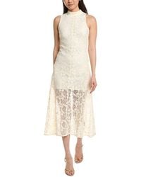 Moonsea - Lace Midi Dress - Lyst
