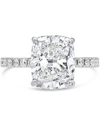 Diana M. Jewels - Diana M. 18K 4.50 Ct. Tw. Lab-Grown Diamond Ring - Lyst
